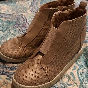 MIA Kids' Metallic Perforated Boots